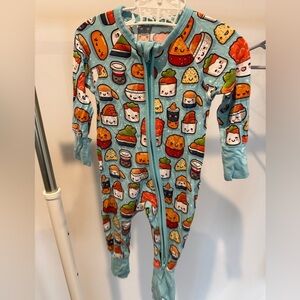 Bamboo Sushi Print Baby Zippy